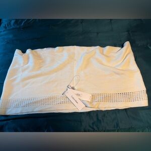 White Calvin Klein infinity scarf